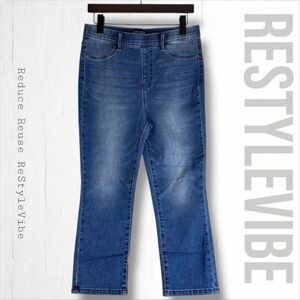 JUDY BLUE Women’s Size 9/29 Denim Jeans Pull On Style Skinny Fit Capri Stretch